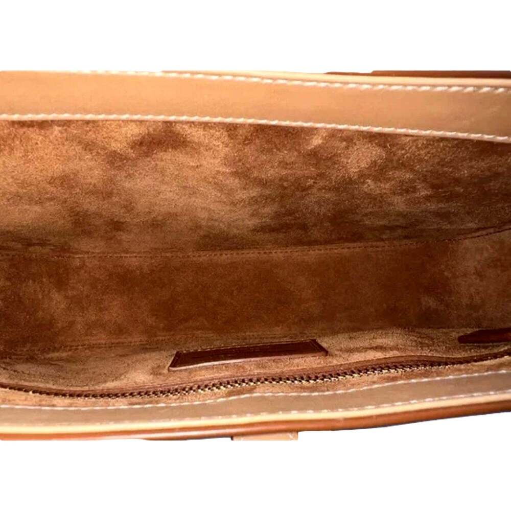 Saint Laurent Le 5 À 7 Small Beige Leather YSL Hobo Shoulder Bag Gold - Picture 2 of 3